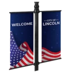 Custom pole banners