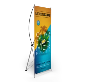 X Banner Stand printing, indoor signs, advertising banners