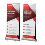 Double sided banners printing